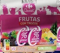 Mängden socker i Yogur 00% Con Frutas (Fresa, Piña Y Fdb)