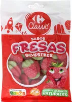 Mängden socker i Caramelo de goma fresas silvestre
