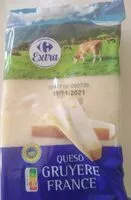 Mängden socker i Queso gruyere france