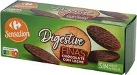 Mängden socker i Digestive finas chocolate con leche