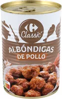 Mängden socker i Albóndigas de pollo