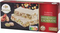 Mängden socker i Turrón pistacho y cacahuete