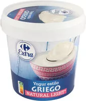 Mängden socker i Yogur estilo griego natural light
