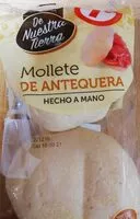 Mängden socker i Mollete de Antequera