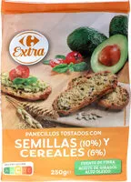 Mängden socker i Panecillos tostados con semillas y cereales
