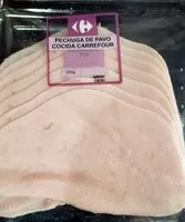 Mängden socker i Pechuga de pavo cocida