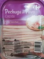 Mängden socker i Pechuga de Pavo Cocida