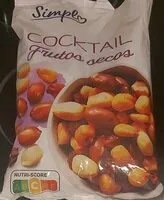 Mängden socker i Cocktail frutos secos