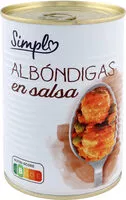 Mängden socker i Albóndigas en salsa