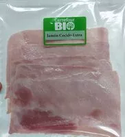Mängden socker i Jamón cocido extra
