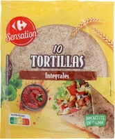 Mängden socker i Tortilla De Trigo Integral