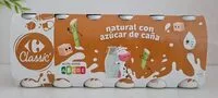 Mängden socker i Yogur líquido con azúcar de caña