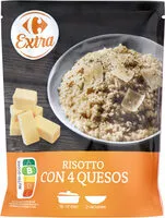 Mängden socker i Risotto con 4 quesos
