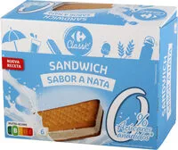 Mängden socker i Helado sandwich sin azúcar