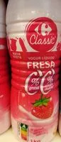 Mängden socker i Yougurt líquido fresa carrefour