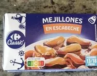 Mängden socker i Mejillones en escabeche