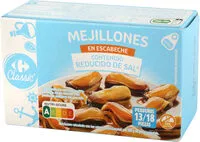 Mängden socker i Mejillones en escabeche