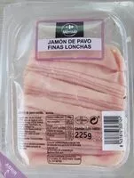 Mängden socker i Jamón de pavo finas lonchas