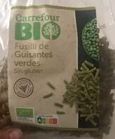 Mängden socker i Fusilli de guisantes verdes