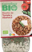 Mängden socker i Risotto de tomate y albahaca