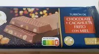 Mängden socker i Turron cacahuete frito con miel