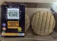 Mängden socker i Hamburguesa vegetal Chicken Style