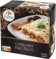 Mängden socker i Canelones con Foie y Trufa