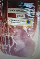 Mängden socker i JAMON SERRANO RESERVA
