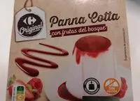 Mängden socker i Pannacota frutos del bosque