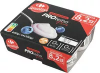 Mängden socker i Postre proteína 0% arándanos