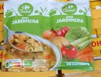 Mängden socker i Sopa jardinera