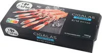 Mängden socker i Cigalas crudas 8/12 piezas