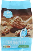 Mängden socker i Muesli crunchy 0% azúcares