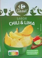 Mängden socker i Patata extracrujiente chill lima