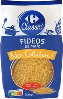 Mängden socker i Fideos de maíz