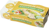 Mängden socker i Pechuga de Pollo en aceite de Girasol y Oliva