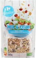 Mängden socker i Mix and cook, frutos secos y frutas deshidratadas con coco