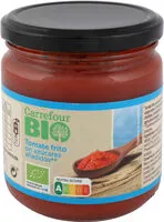 Mängden socker i Tomate frito bio sin azúcares añadidos