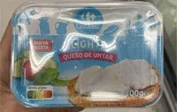 Mängden socker i Queso de untar light