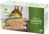 Mängden socker i Filetes de melva en aceite de oliva