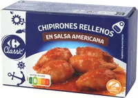 Mängden socker i Chipirones rellenos en salsa americana