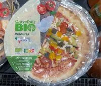 Mängden socker i Pizza verduras