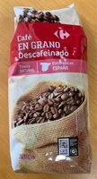 Mängden socker i Café en grano descafeinado. Tueste natural