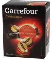 Mängden socker i Café soluble descafeinado