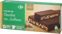 Mängden socker i Turrón con avellanas