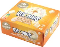 Mängden socker i Redondos sabor vainilla recubiertos de chocolate blanco