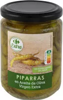 Mängden socker i Piparras en aceite de oliva virgen extra