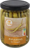 Mängden socker i Piparras en vinagre