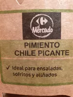 Mängden socker i pimiento picante rojo