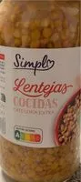 Mängden socker i lentejas cocidas